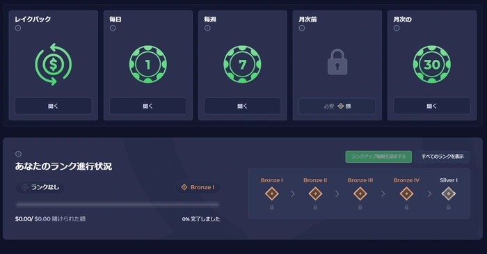 レインベットのVIPプログラム画像